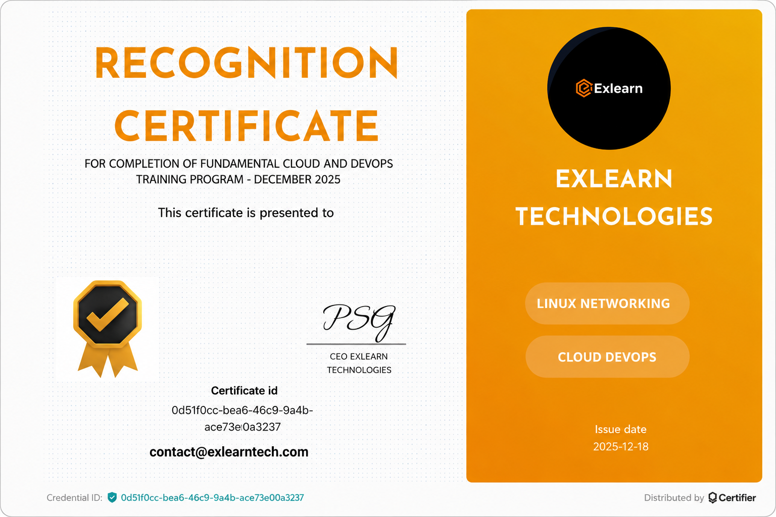 DevOps with AI Certificate